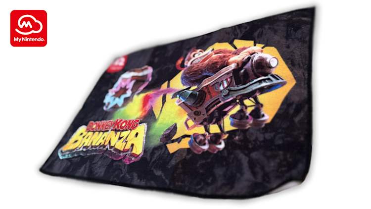 DONKEY KONG(B)ブランケット(F)タオル(G)チャーム(H)バック Donkey Kong™ Bananza Rally Towel - Nintendo Official Site